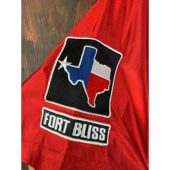 Battlefield Collection Football Jersey Ft Bliss Stay Army RWB #7 Stitched Large - Picture 5 of 14